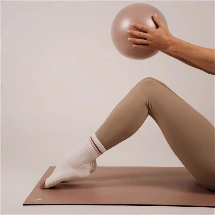 Aula de pilates da ABESRA — trabalho de postura
