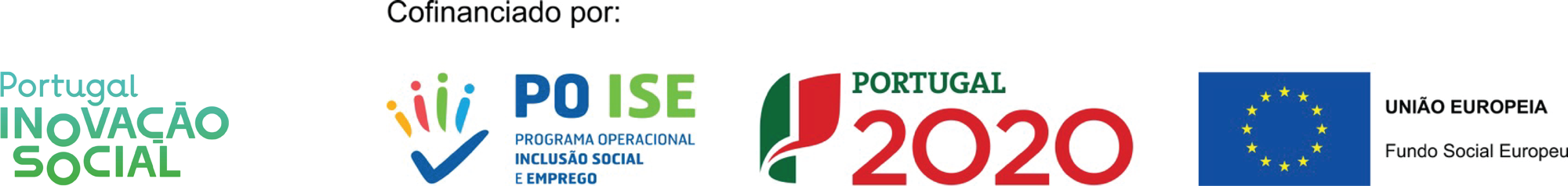 Cofinanciado por Portugal Inovação Social, PO ISE, Portugal 2020 e União Europeia — Fundo Social Europeu